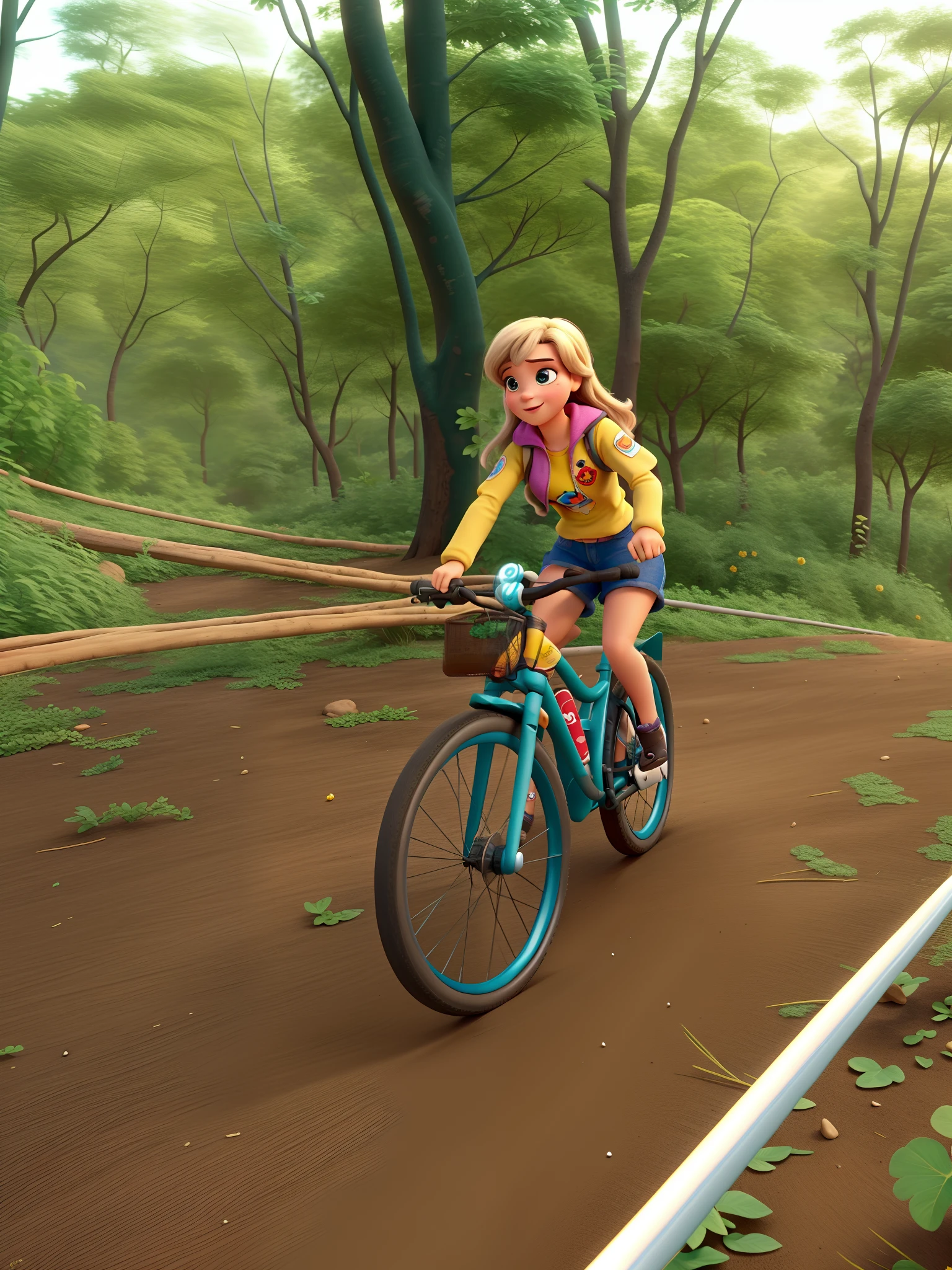 Uma mulher estilo disney pixar, melhor qualidade alta qualidade
