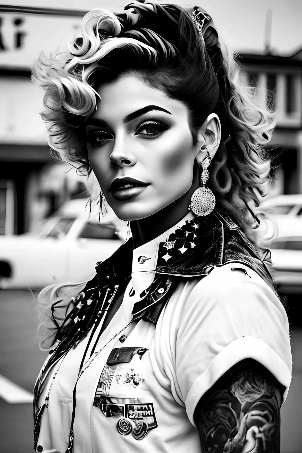 70s greaser girl