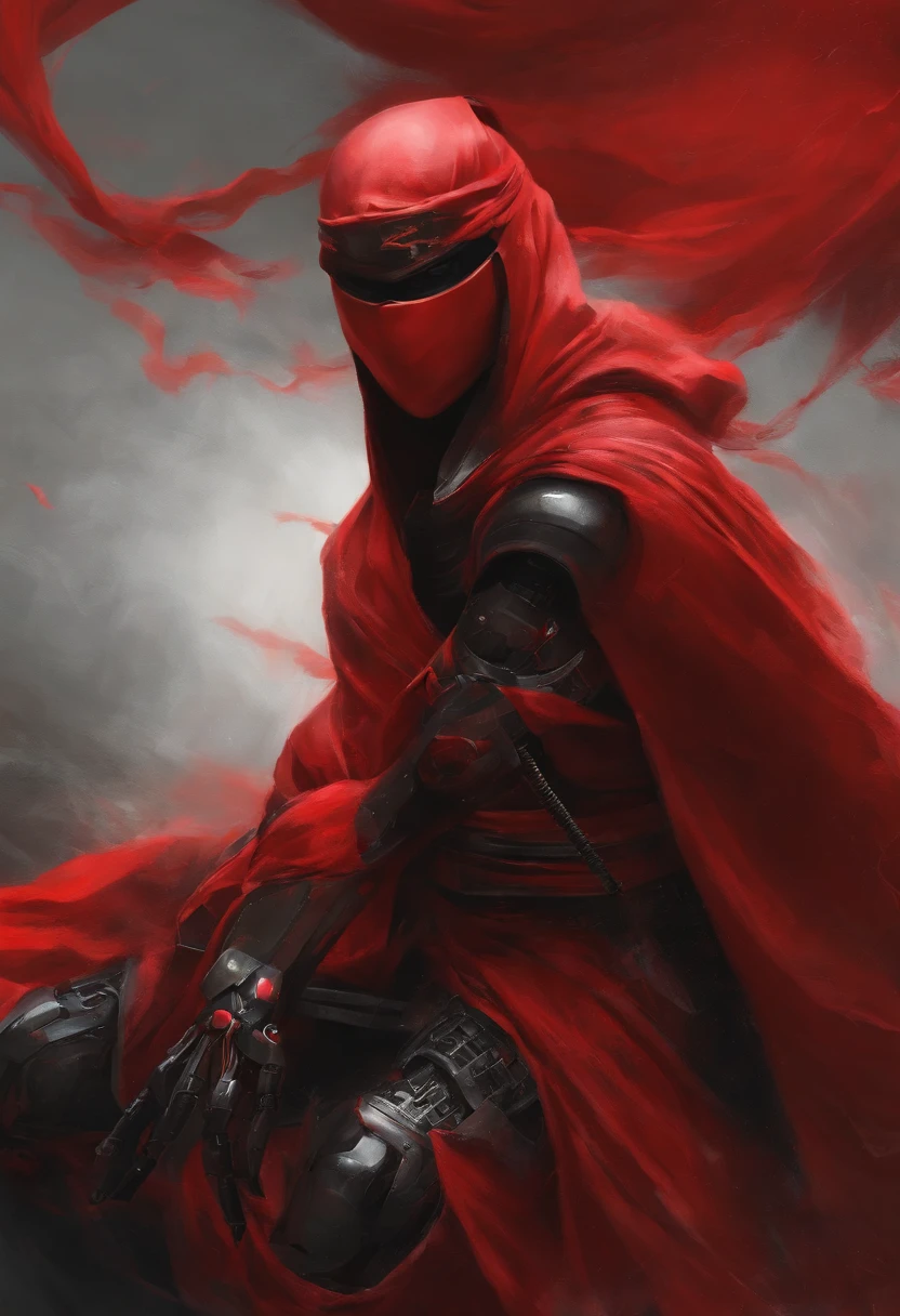 Red Ninja Robotic Realism