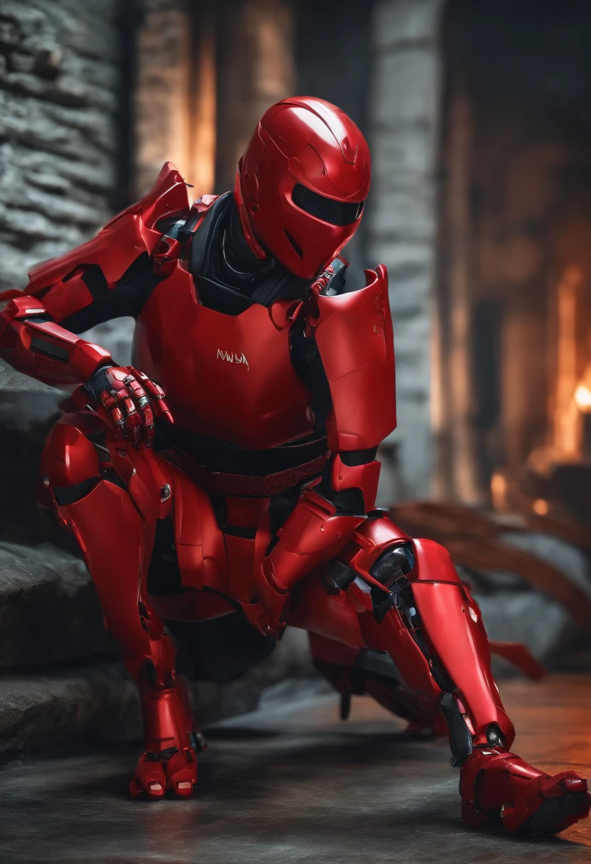 Red Ninja Robotic Realism