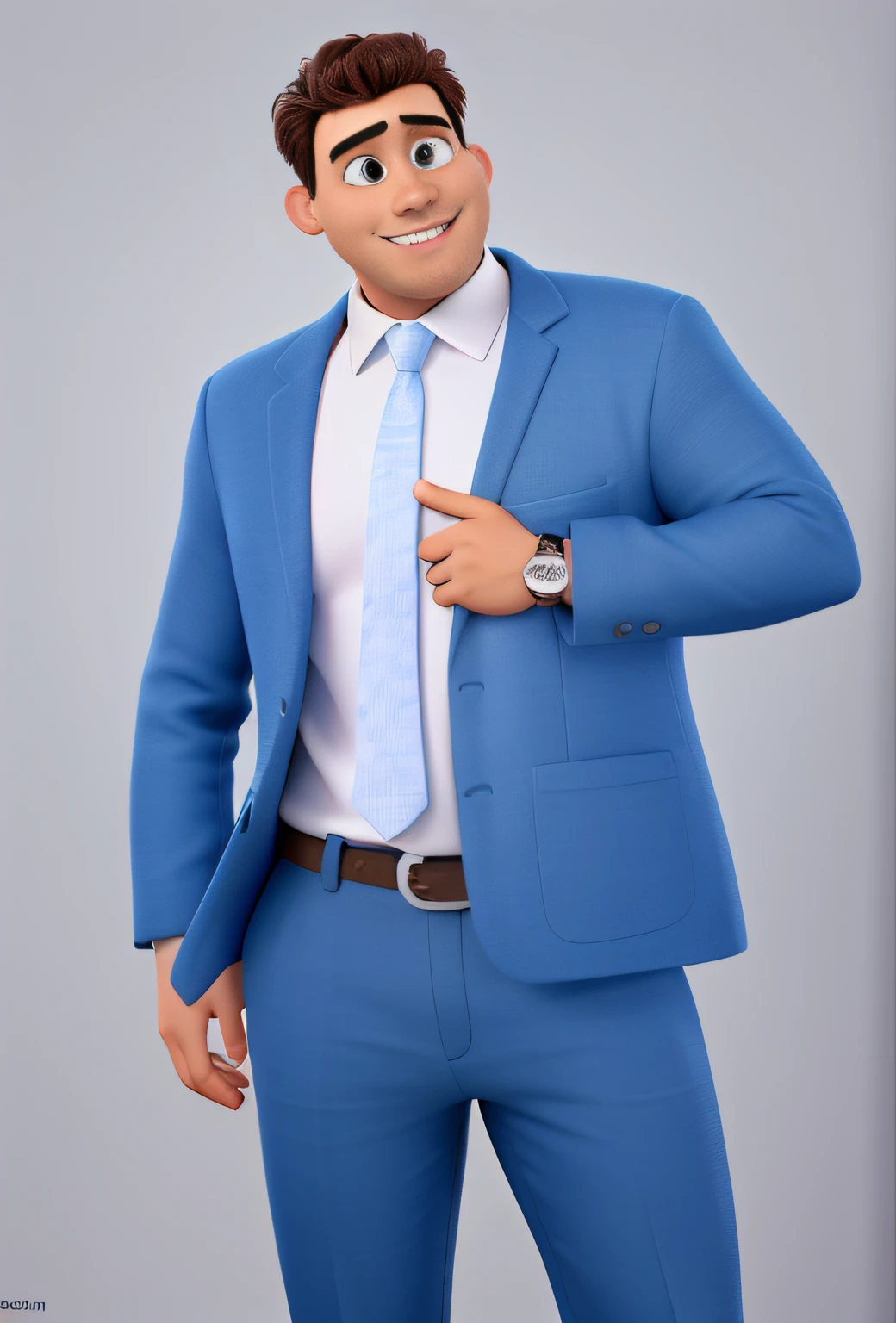 Um advogado estilo disney pixar, alta qualidade e melhor qualidade