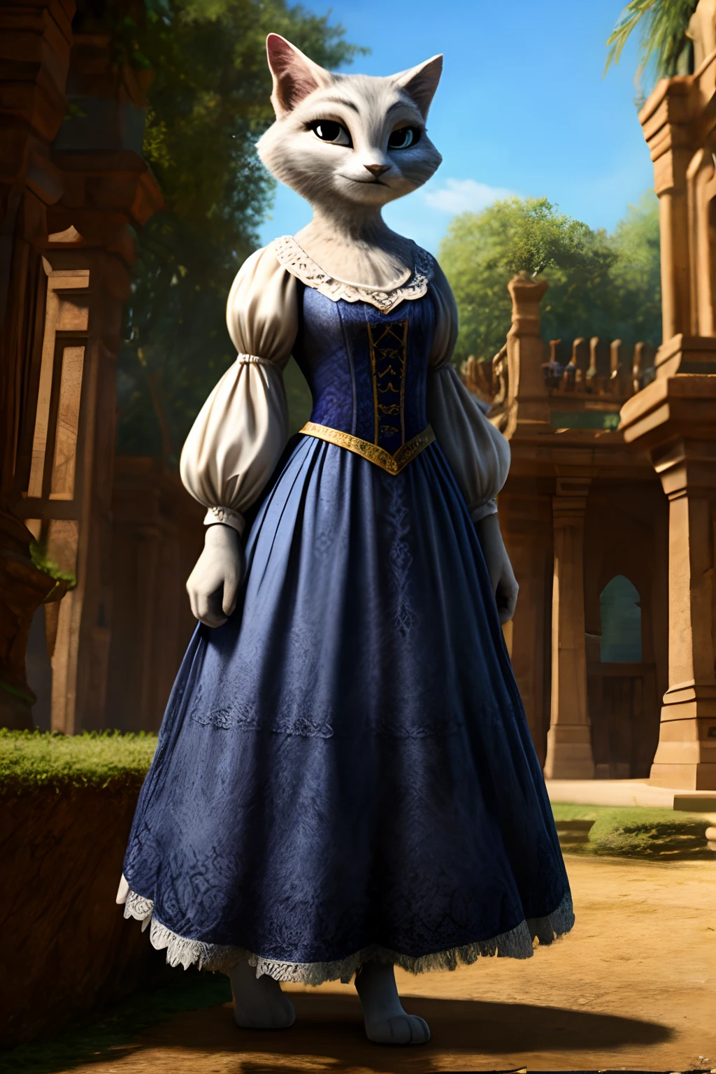 Dulcinea standing still