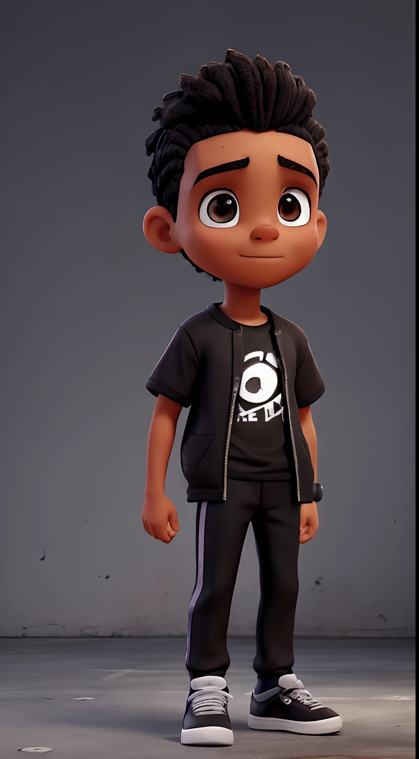 Menino 16 anos, cabelos preto compridos, black pant, camiseta preta, camisa social verde por cima, cabelo penteado de lado, Black sneakers with white soles, heroic look, corajoso, pronto para enfrentar um inimigo, alta resolução, 8k, hd
