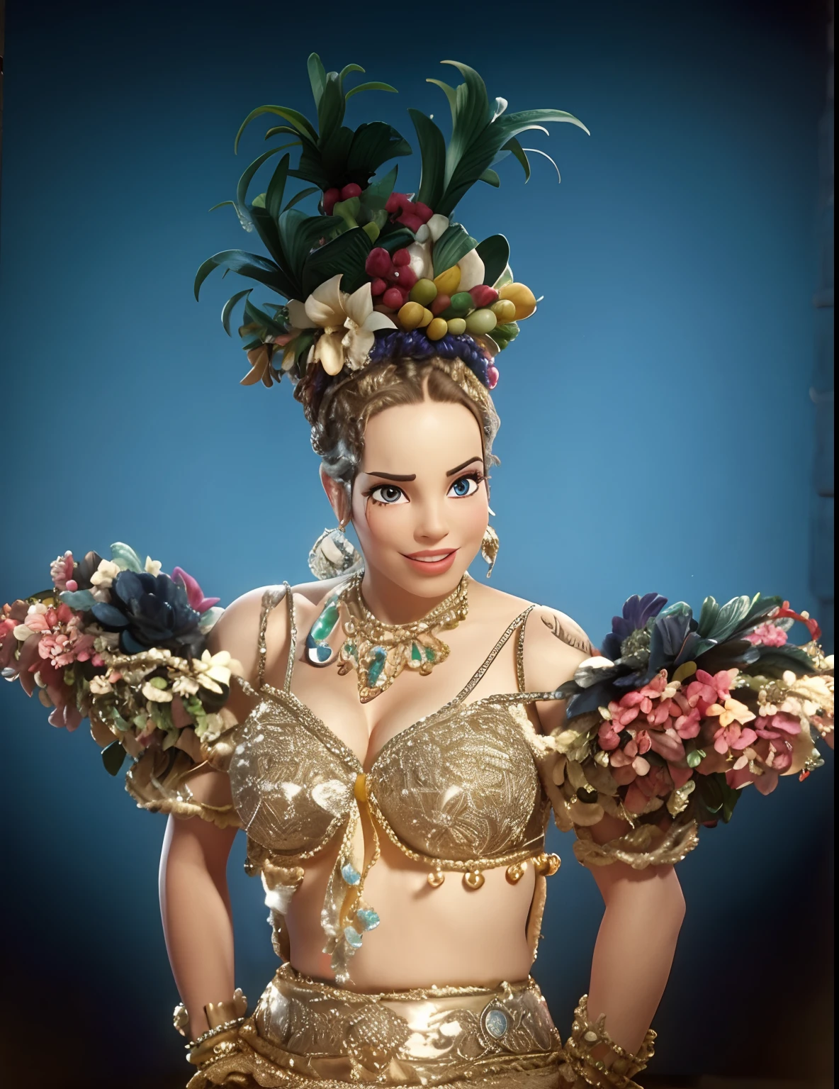 Carmen Miranda, Hat, eyes hd