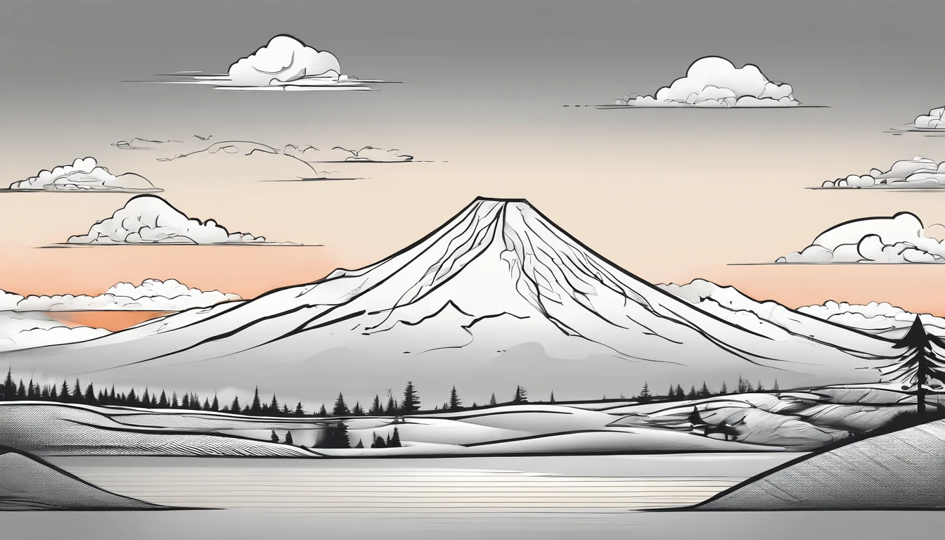 Mt fuji、morning glow、grand、Dynamic landscapes、midwinter、a picture、realisitic