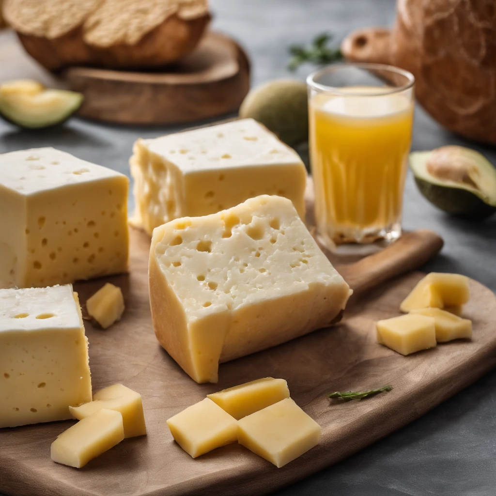 Queijo chadder derretido no fundo branco qualidade superior
