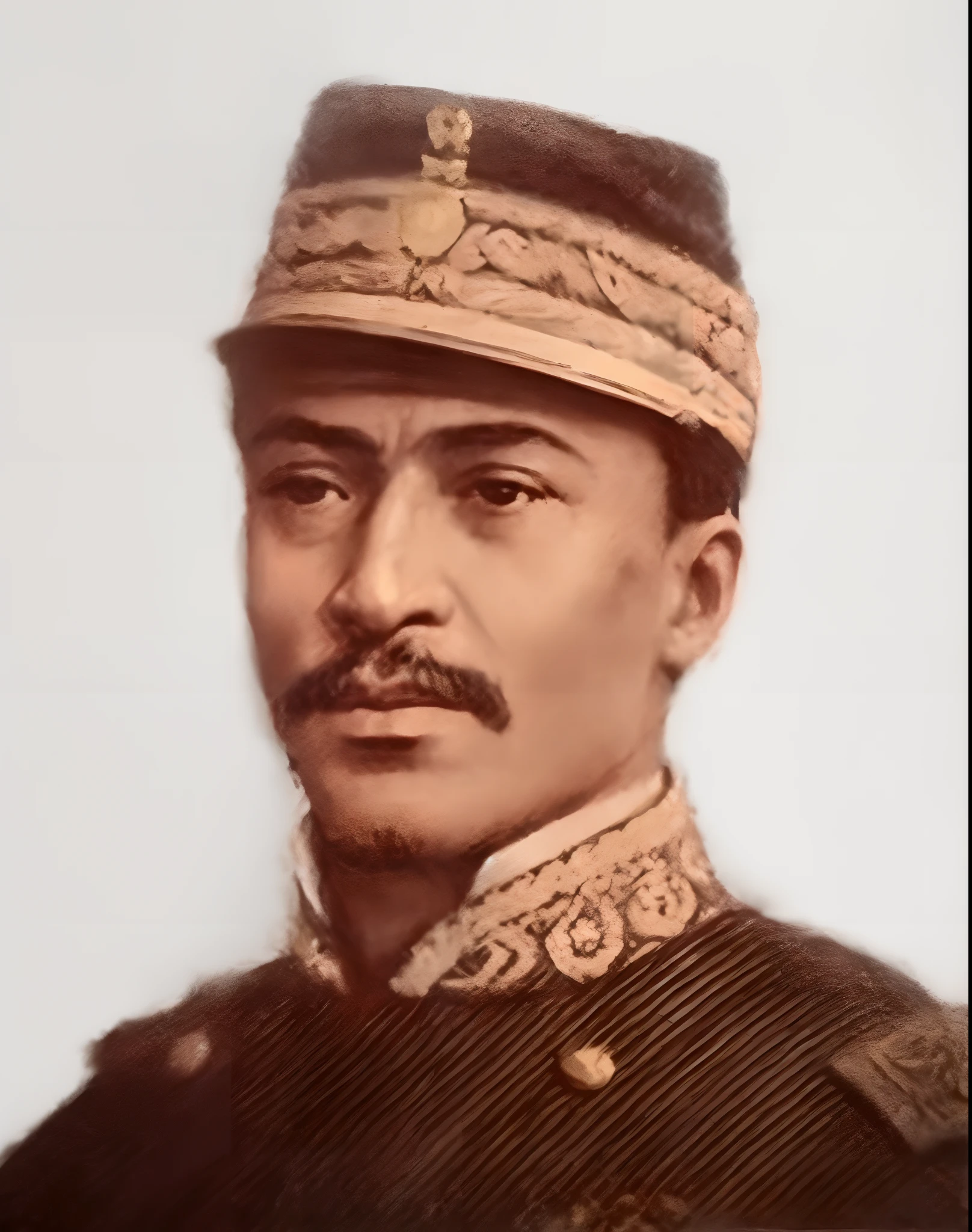 arafed image of a man in a military uniform with a hat, raden saleh, alphonse musha, ivan bolivian, fujita goro, pablo hurtado de mendoza, inspired by Carlos Francisco Chang Marín, joseph moncada, ástor alexander, astor alexande, Henry Alvim Correa, alphonso azpiri