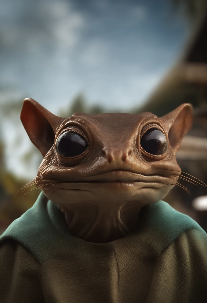 A creature request for Stable Diffusion:

alien with flattened head, 4 olhos negros, usando uma rede de pesca, in a coffee shop, [illustration] durante (best quality,4k,8k,Altas,master part:1.2), ultra-detalhado, (Realistic,fotorrealista,photo-realistic:1.37), HDR, UHD, studio lighting, extreme detail description, profissional, vivid colors, Bokeh, [artista conceitual], [scientific fiction], [retrato], [Landscape].