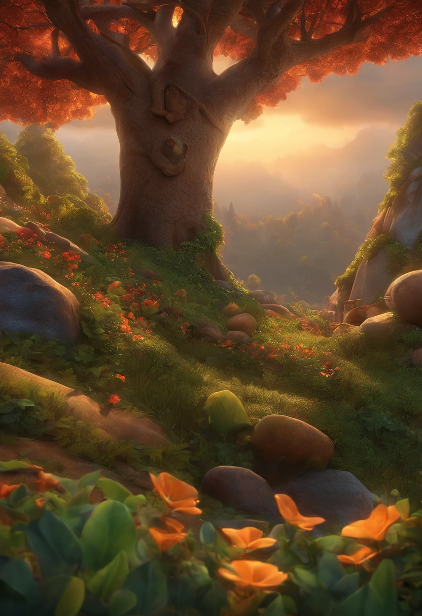 Tree Animation, Pixar, ....3d, Cartaz Disney