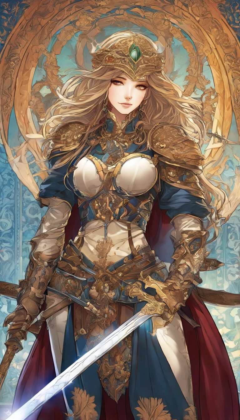 NSFW, 1人の女の子, cabello negro, ojos amarillos, Pelo muy largo y suelto, Pale skin, cuerpo en forma, cuerpo delgado, Cintura delgada, Small bare breasts, bragas rotas mostrando vagina, bello pubico, vivid colors, armadura detallada, Engraved metal armor, Intricate designs on the armor, Intrincados grabados de armaduras, Postura imponente y poderosa, feroz , dynamic  pose, Intensa escena de batalla, fantasy setting, colores vibrantes, dramatic illumination, Epic atmosphere, Mythical creatures in the background, Magical Effects Surrounding the Sword, Attention to anatomy and facial features, Iconic use of light and shadow, Capturing the emotion, masterful composition, Interpretando personajes femeninos fuertes.