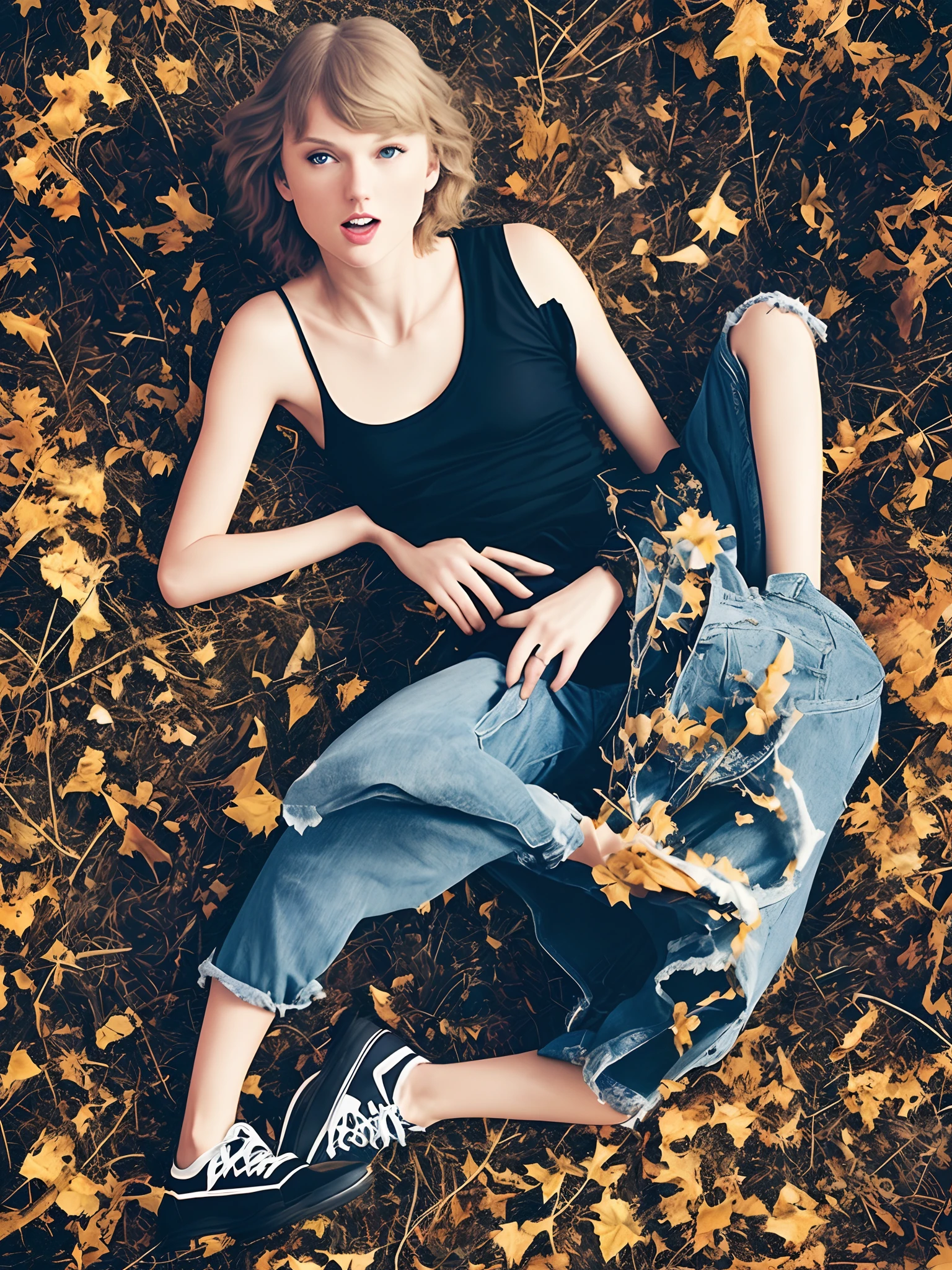 ultra-realistic realism，taylor swift，Nice looking feet