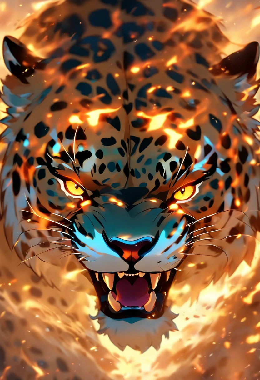 (((jaguar head)))best quality, ultra-high resolution, CG detalhado 4K, piece of master, Tezcatlipoca, Deus Maia, Jaguar, colar de espelho, Roupas Maias, Chest mirror, Mitologia maia, deserto, smoke billowing, ((corpo humanoide)) mexico, esthetic, Beautiful image, centralizado na tela