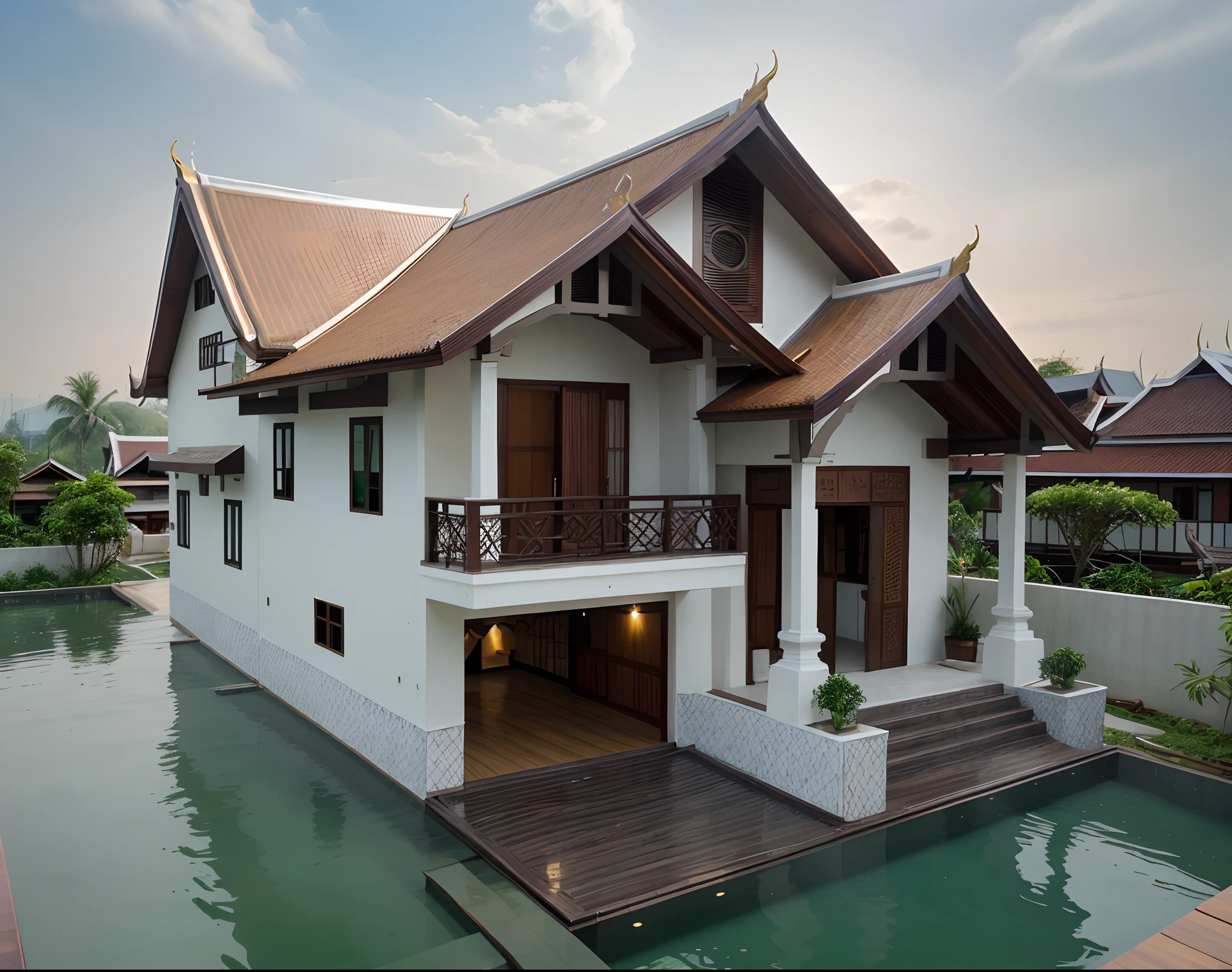 Thai roof house