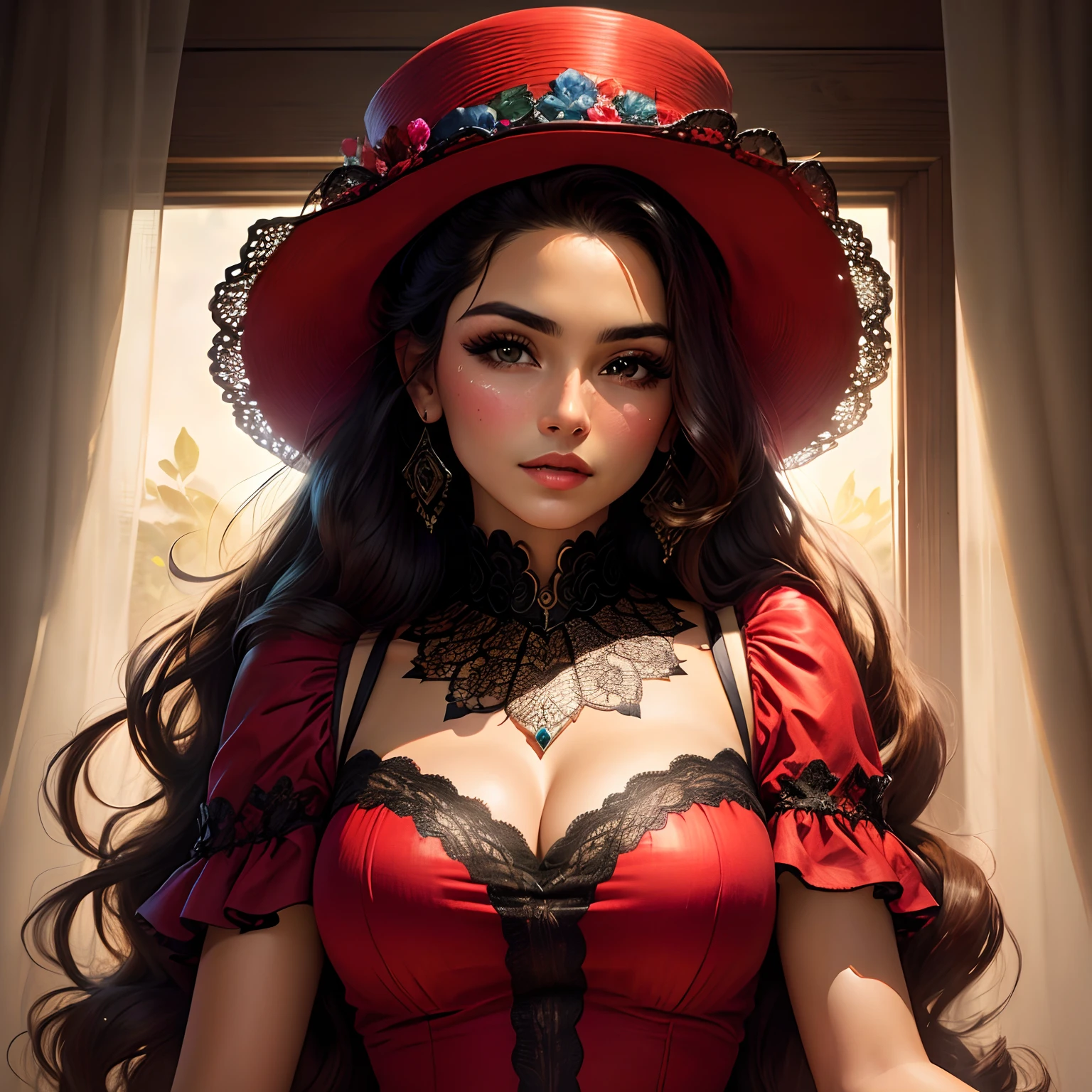 pretty early 40s mexican woman