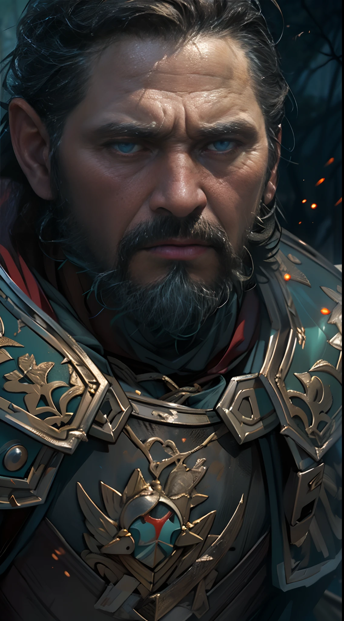 top-quality、Face focus、softlighting、(depth of fields)、超A high resolution、(Photorealsitic:1.4)、RAW photography、(porate:1.4),Ancient Roman battlefields,A general among gladiators(Maximus),Russell Crowe((Russell Ella Crowe)(he is about 30 years old)),(Hairstyles:Short dark brown hair,Small waves),(Wearing:Metal armor,Black bear skin as a cloak,(rendering by octane, illusory engine, Highly detailed, iintricate,)), with an axe,,Fight on the battlefield,Slash and kill enemies,His army,Victory after victory,Defeat ten times as many enemies as you can be,Kill all the way to Lone Peak,(Angry,Brave,intense battles,),8K, High definition, Detailed face, Detailed eyes,Hyper-realistic, + cinema shot + Dynamic composition, Incredibly detailed, Sharpen, Details + Superb details + perfectionism + award winning realism ((Moody lighting)),Vintage style,Correct anatomy,(Scenes:Winter cold forest,Medieval battlefield,The King's Banner,Flying flames,),((Masterpiece,Best quality)), ((Cinematic light)), Ultra photo realsisim, fearsome, Dark fantasy, epic realistic, Faded, ((com cores neutras)), (hdr:1.5), (pastel colour:1.2), ultra - detailed, (Art Station:1.5), Cinematic, warm lights, Light effect, Dramaticlight, (Intricate details:1.1), the complex background, (greg rutkovsky:0.8), (Teal and orange:0.4),Knights、Full body armor、big sword、large shield、Silver Shield、Silver Great Sword、Red cloak、Majestic Royal Night, Legendary Knight, Dynamic Action Pose, Riding an armored horse, Fierce, epic, Cinematic composition, top-quality、Face focus、softlighting、(depth of fields)、超A high resolution、(Photorealsitic:1.4)、RAW photography、(porate:1.4),Ancient Roman battlefields,A general among gladiators(Maximus),Russell Crowe((Russell Ella Crowe)(he is about 30 years old)),(Hairstyles:Short dark brown hair,Small waves),(Wearing:Metal armor,Black bear skin as a cloak,(rendering by octane, illusory engine, Highly detailed, iintricate,)), with an axe,,Fight on the battlefield,Slash and kill enemies,His army,