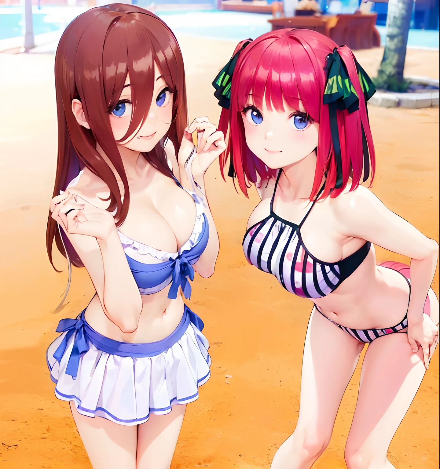 ((Best Quality, 8K, Masterpiece: 1.3)), Focus Clear: 1.2, Top quality, high image quality, masterpiece, photo realistic, smile, (((huge ass, huge Butt, focus ass)))