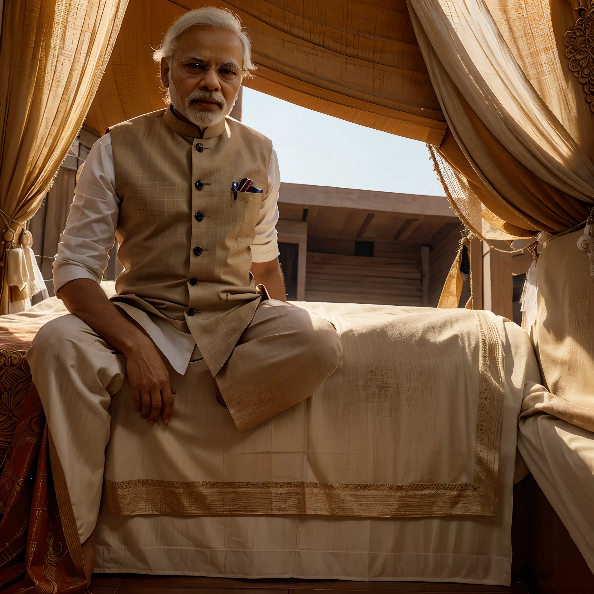 Narendra Modi Full Desi Style Masterpiece Realistic 8k realistic indian style