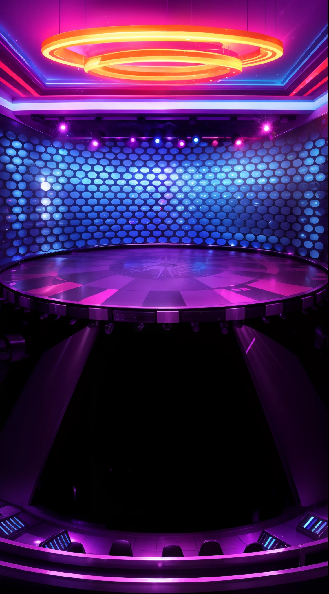 modern day，Nightclub，metal floor，The highest masterpiece，high high quality