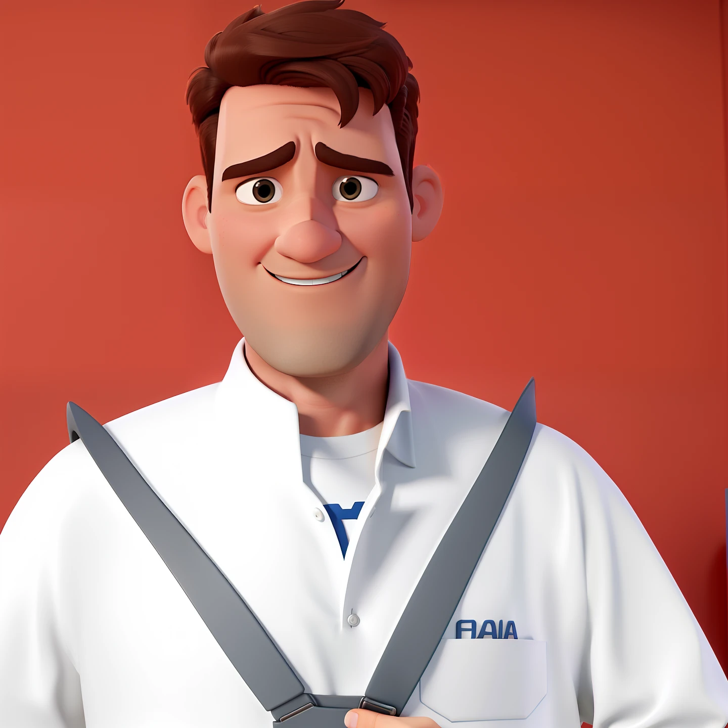 Homem branco, Pixar 3D Alta qualidade