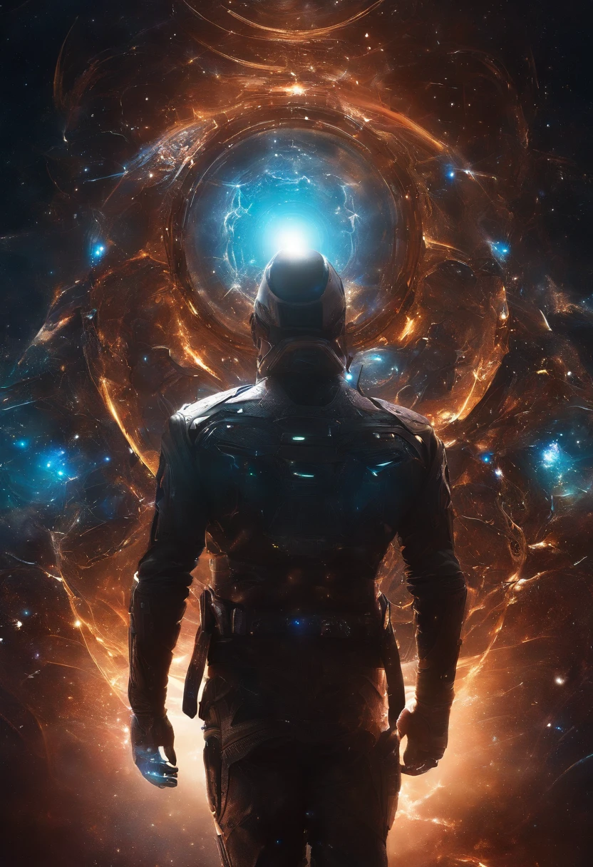 Arthur Lewin Universe, Bright and clear eyes, Biomechanicals, Strangely, horrid, nightmare, Very bright colors, Light particles, There is bright light, Mshiv, wallpaper art, ultra HD wallpaper