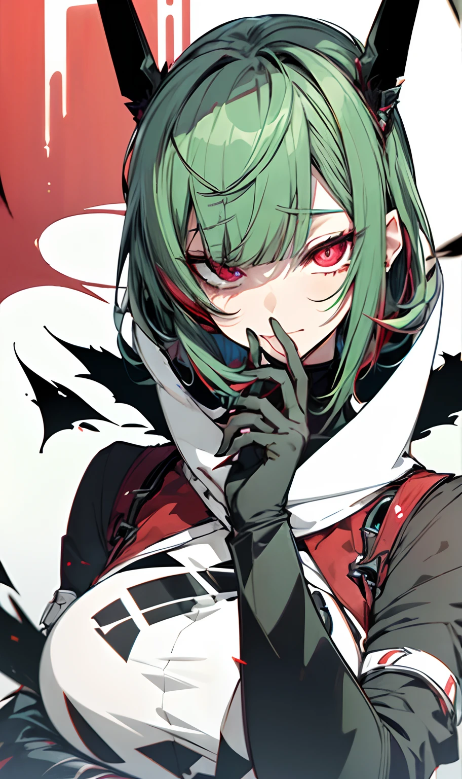 dead body、Blood everywhere、blood splashing、dark hue、Red hue、、long、Green hair、Twin-tailed、Ahegao ( Silly / Sexual ecstasy)、Cross-eyed、Stranger、View other people、Blunt bangs、 over-kneehighs,Ahegao , Silly,Sexual ecstasy,Drunken eyes,Blunt bangs, Green hair,(masutepiece:1.2, Best Quality), (finely detailed beautiful eye: 1.2), (Detailed background,Dark Fantasy), (beautifull detailed face), High contrast, (Best Illumination, extremely delicate and beautiful), ((Cinematic Light)), Colorful, Hyper Detail, Dramatic light, Intricate details,