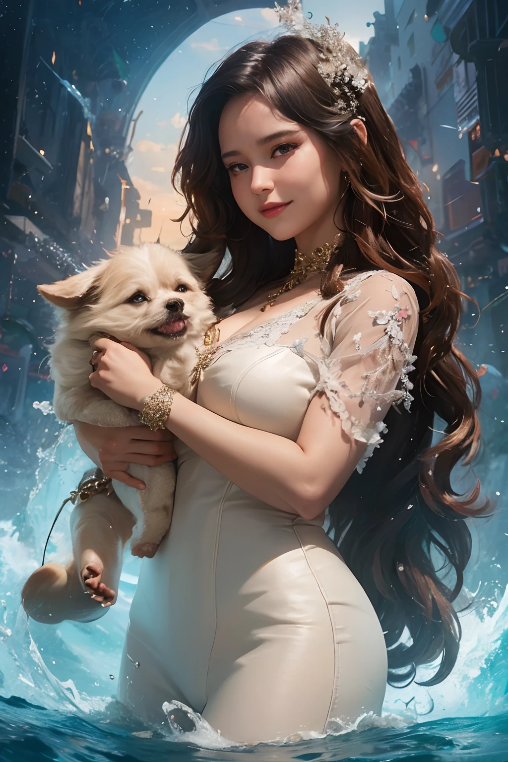 1girl,solo,
official art, unity 8k wallpaper, ultra detailed, beautiful and aesthetic, beautiful, masterpiece, best quality,Calming Palette, Tranquil Mood, Soft Shading,
meaningful imagery, layered symbolism, visual metaphors, symbolic representation, evocative motifs, allegorical compositions, interpretive potential, conceptual resonance, thought-provoking symbolism,