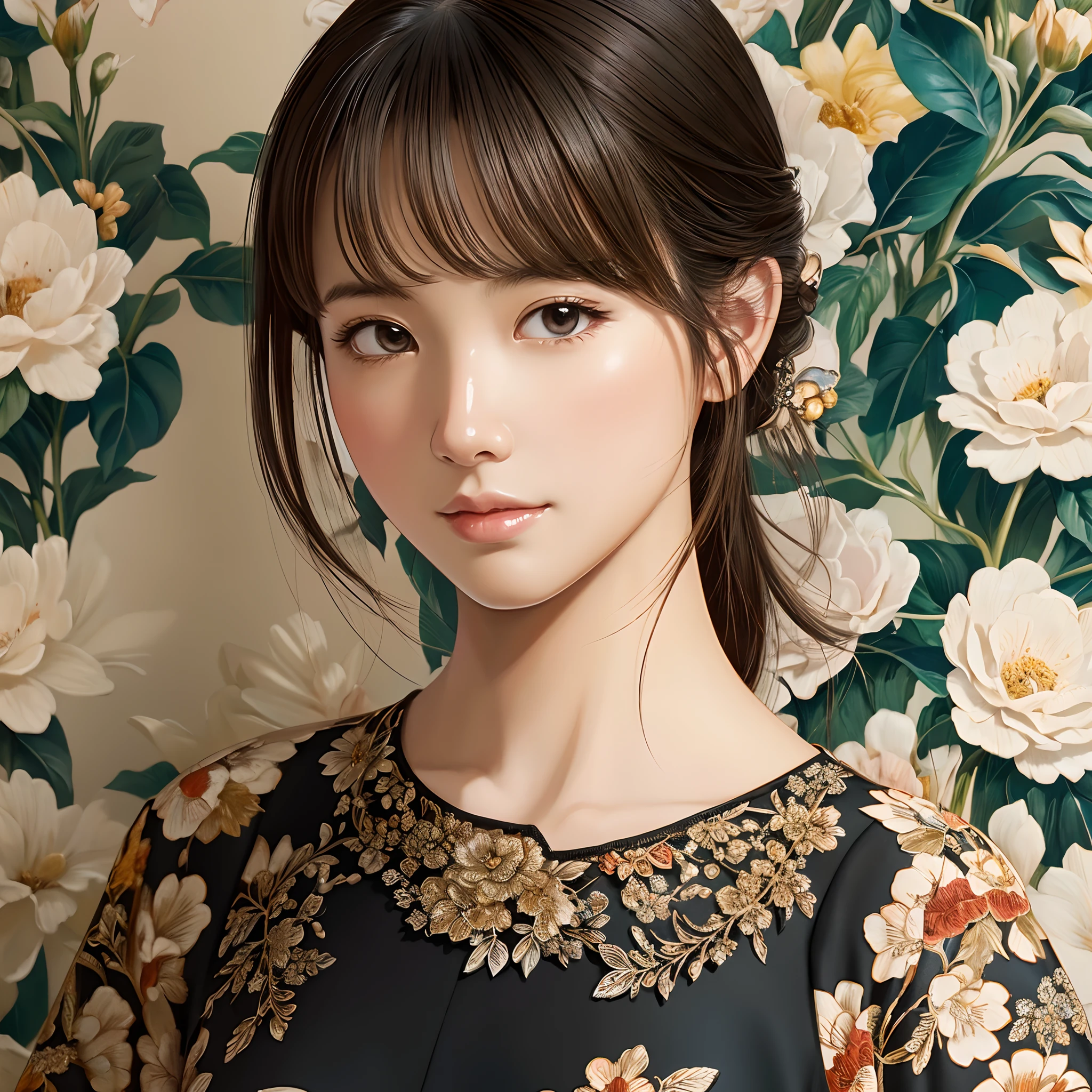 (masutepiece, Best Quality), Intricate details, 8K, art stations, Wallpaper, Official art, Splash Art, Sharp Focus,, 1girl in,