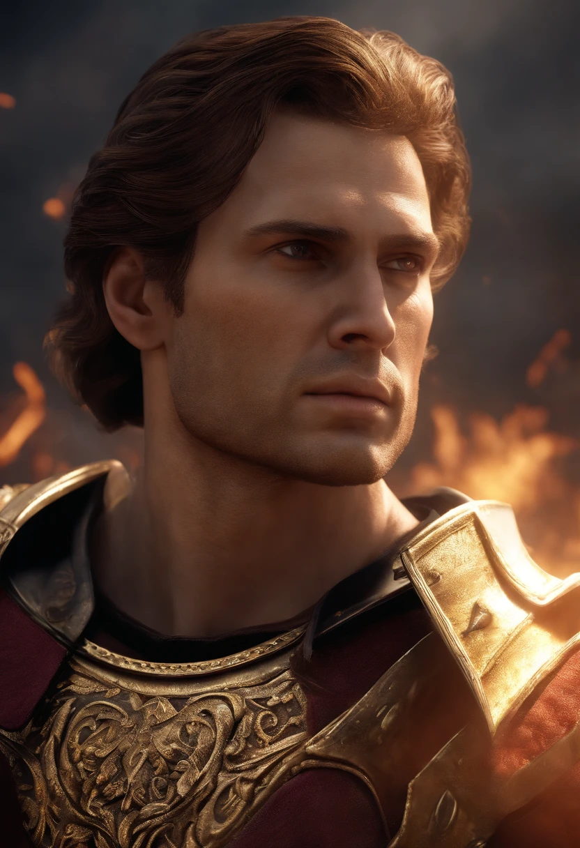 (Alexander defeats his enemies in single combat.) (highly detailed face) (detailed real skin) complex details