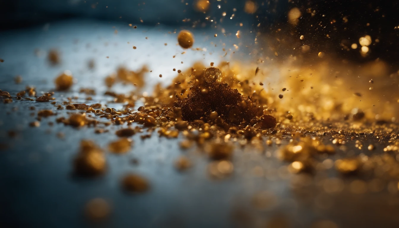 micro abstract splatter, desktop background, shallow depth of field