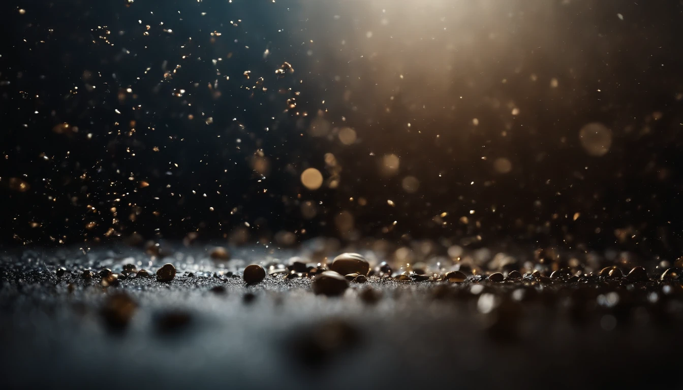micro abstract splatter, desktop background, shallow depth of field