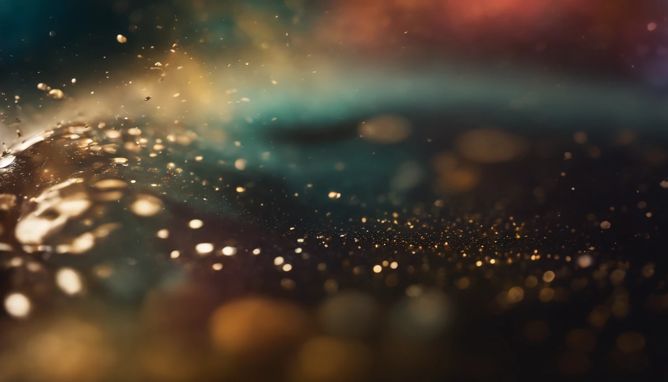 micro abstract splatter, shapes, colours, desktop background, shallow depth of field