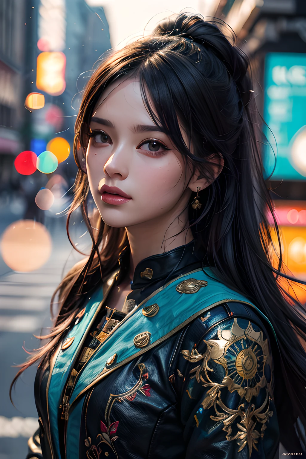 best quality,ultra-fine painting,vivid colors,bokeh,concept artists,portrait