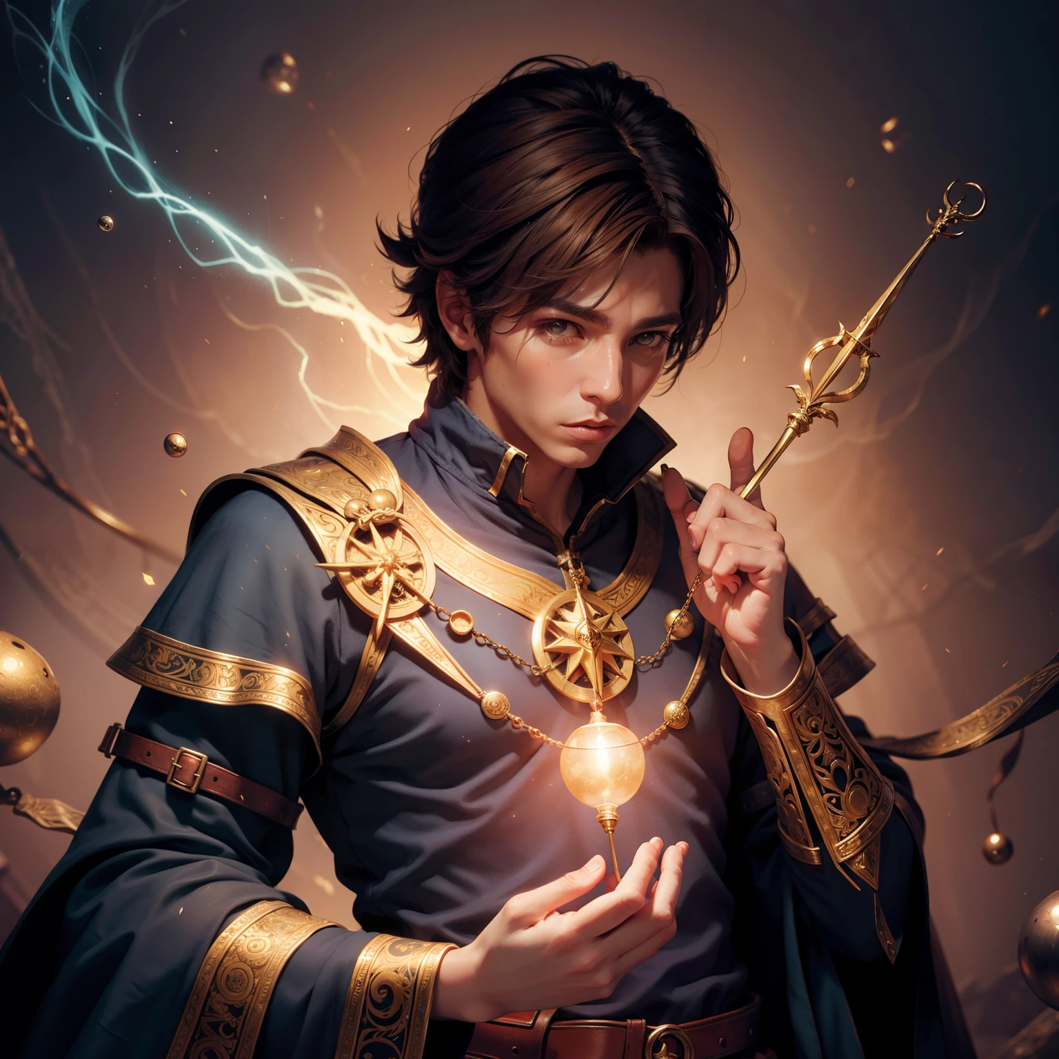 fantasy,magic power,Realistic boy wizard