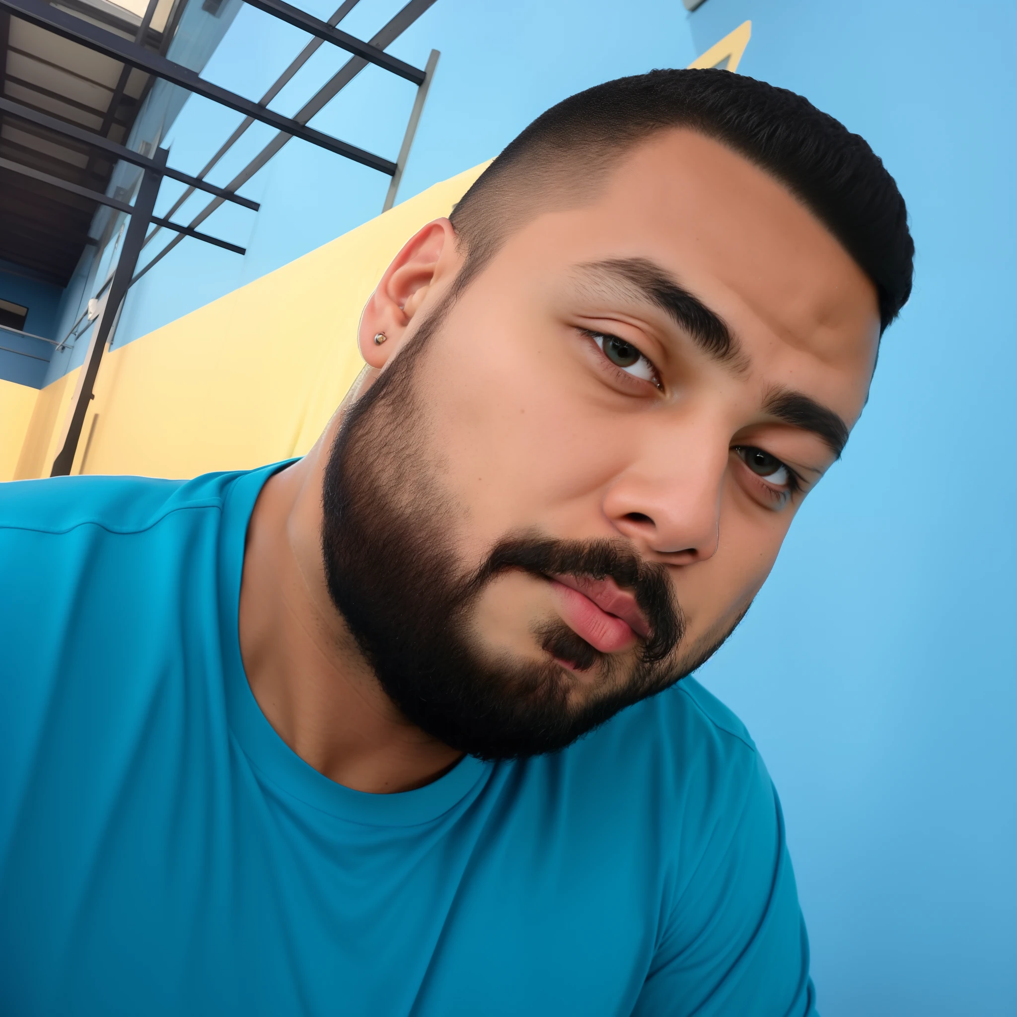 there is a man with a beard and a blue shirt on, foto de perfil headshot, sem barba, sem barba, foto de perfil 1024px, com uma barba pequena, Mohamed Chahin, Ronaldo Nazario, Riyahd Cassiem, imagem de perfil, Alex, Streamer do Twitch / Jogador Ludwig, sem barba e bigode, Ronaldo Nazario Fenomeno, neckbeard