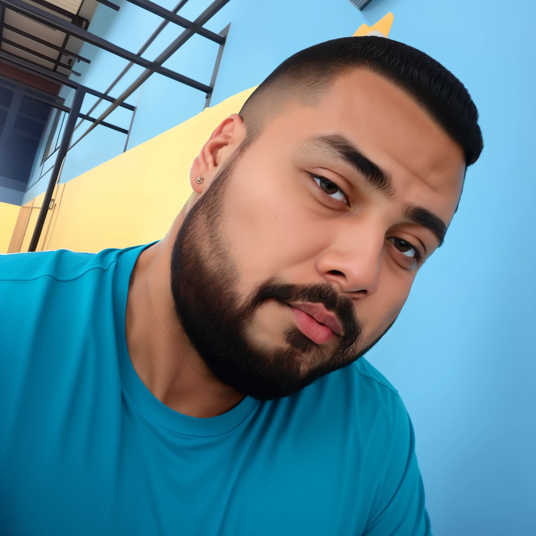 there is a man with a beard and a blue shirt on, foto de perfil headshot, sem barba, sem barba, foto de perfil 1024px, com uma barba pequena, Mohamed Chahin, Ronaldo Nazario, Riyahd Cassiem, imagem de perfil, Alex, Streamer do Twitch / Jogador Ludwig, sem barba e bigode, Ronaldo Nazario Fenomeno, neckbeard