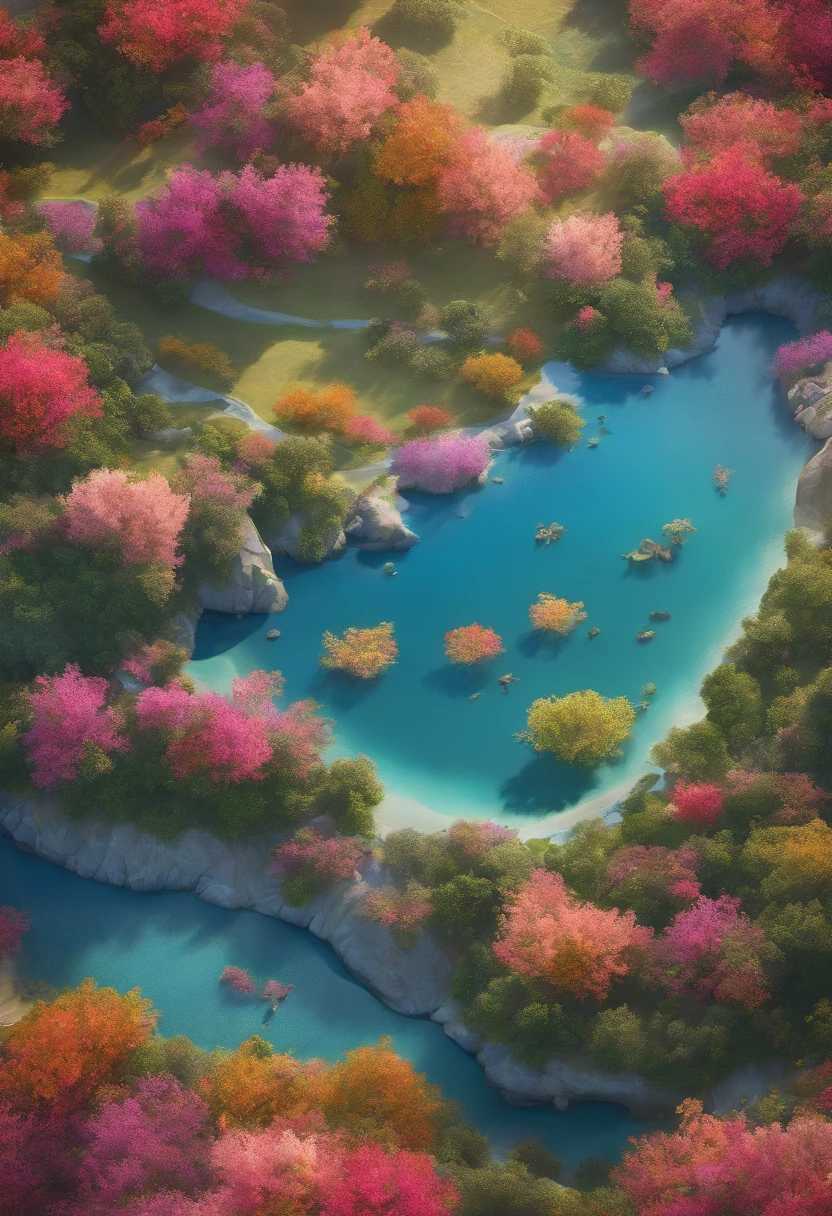 World map,Brilliant petals