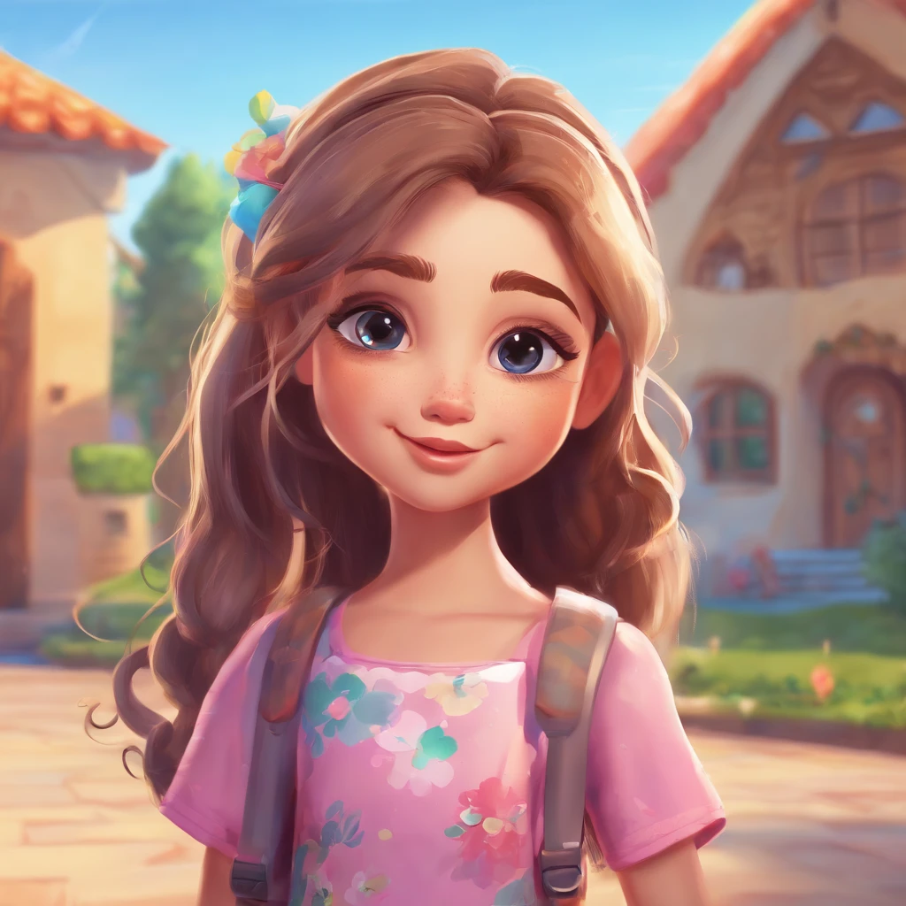 There's one with a ponytail，Menina com cabelo laranja, lovely digital painting, adorable digital art, arte digital detalhada bonito, pintura realista da menina bonito, personagem bonito dos desenhos animados, kawaii retrato realista, desenho animado bonito, Cara jovem e fofa, retrato bonito, desenhos animados bonito, arte de pintura digital dos desenhos animados, meninas kawaii bonito, personagem bonito, retrato bonito-fino-face, lovely expression,（head portrait,Retrato）