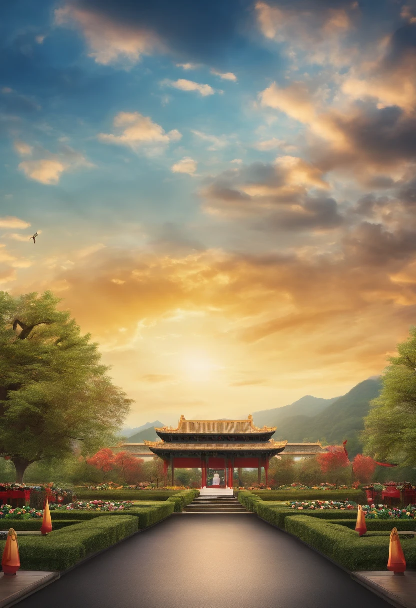 The 30th anniversary of junior high school graduation requires 5 sign-in wall drawings,Please use Chinese background and text