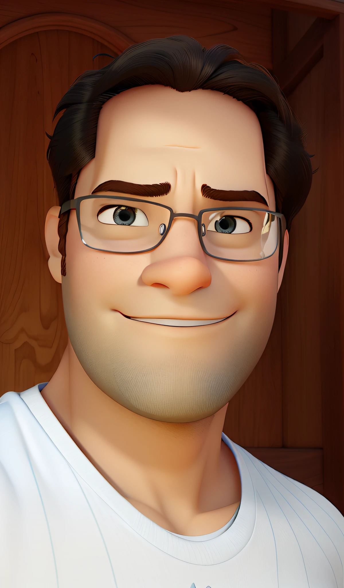 Um homem estilo disney pixar, alta qualidade, melhor qualidade