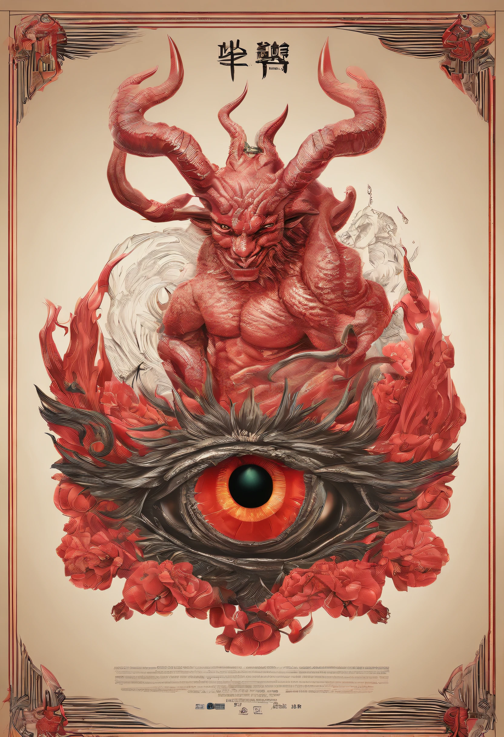 Masterpiece、top-quality、Photorealsitic、A hyper-realistic、Devil's Eye