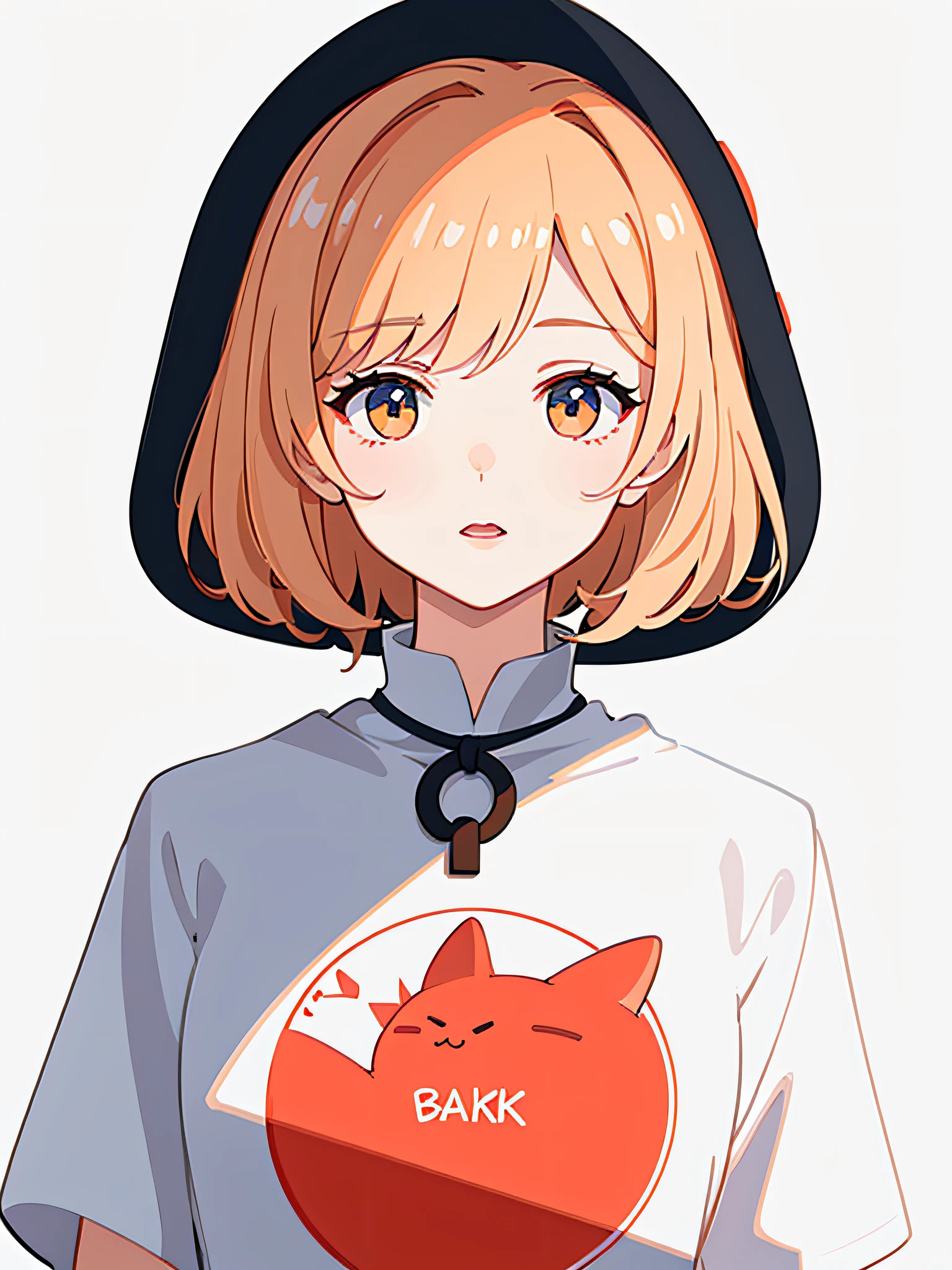 Mouth of Harbour Bay、Cute witch art logo、circle、(White background)、pastel pink、Pastel Orange、gradients、Minimum and pure — all、It features a simple、ultra-detailliert、Detailed drawing、vectorized、silhuette、8K。