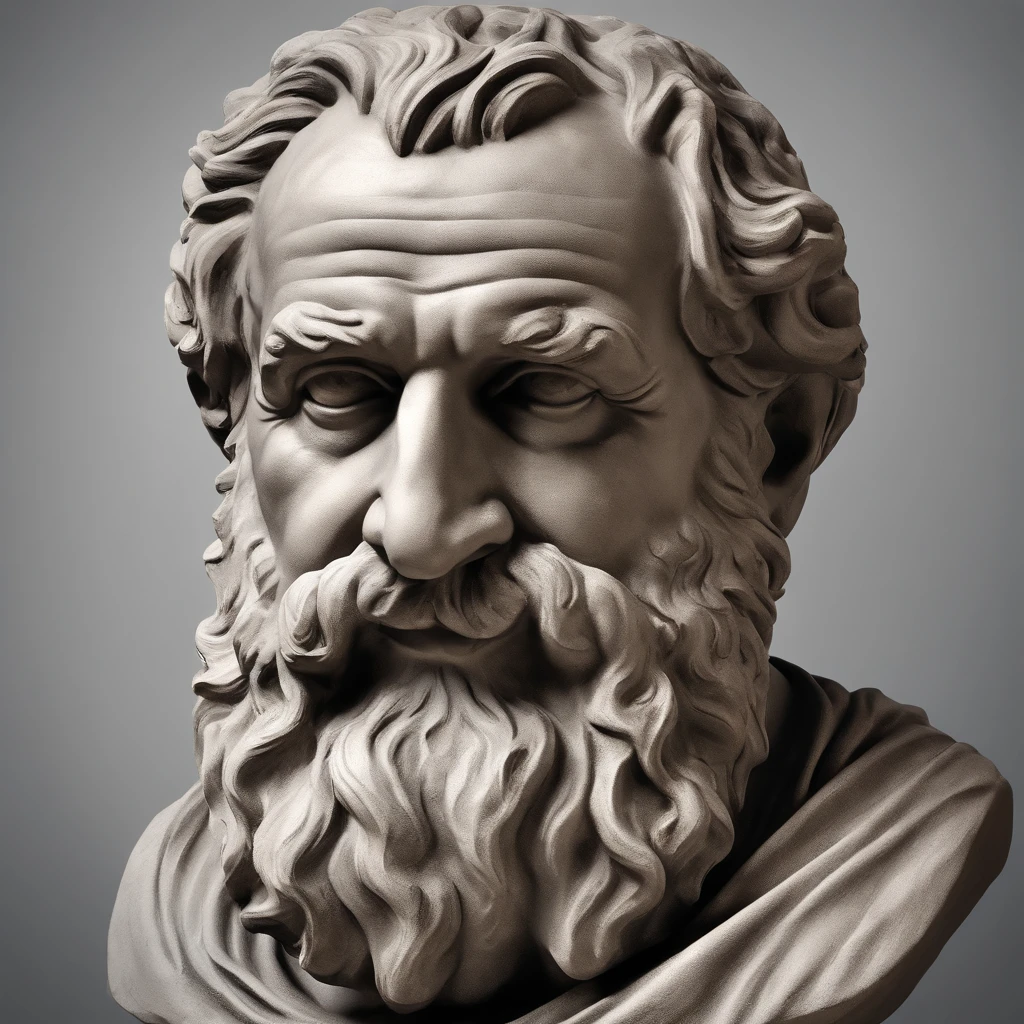 Statue of Greek philosophy with beard and muscles, cinemactic, 8k, fundo escuro, Detailed symmetrical realistic face, textura natural extremamente detalhada, peach fluff, short hair, master part, Absurdo, foto premiada por lee jeffries, Nikon Film Stock D850 Fotografia, kodak portra 400 camera f1.6 lentes, extremamente detalhado, Amazing, detalhes finos, cores ricas, textura hiper realista, dramatic lighting, UnrealEngine, trending on ArtStation, cinestill 800 tungsten, Olhando para o Viewer, Realistic photo, Foto RAW , TanvirTamim, alta qualidade, high resolution, foco nítido, extremamente detalhado, Cinematic lighting, 8k UHD,
INFO
