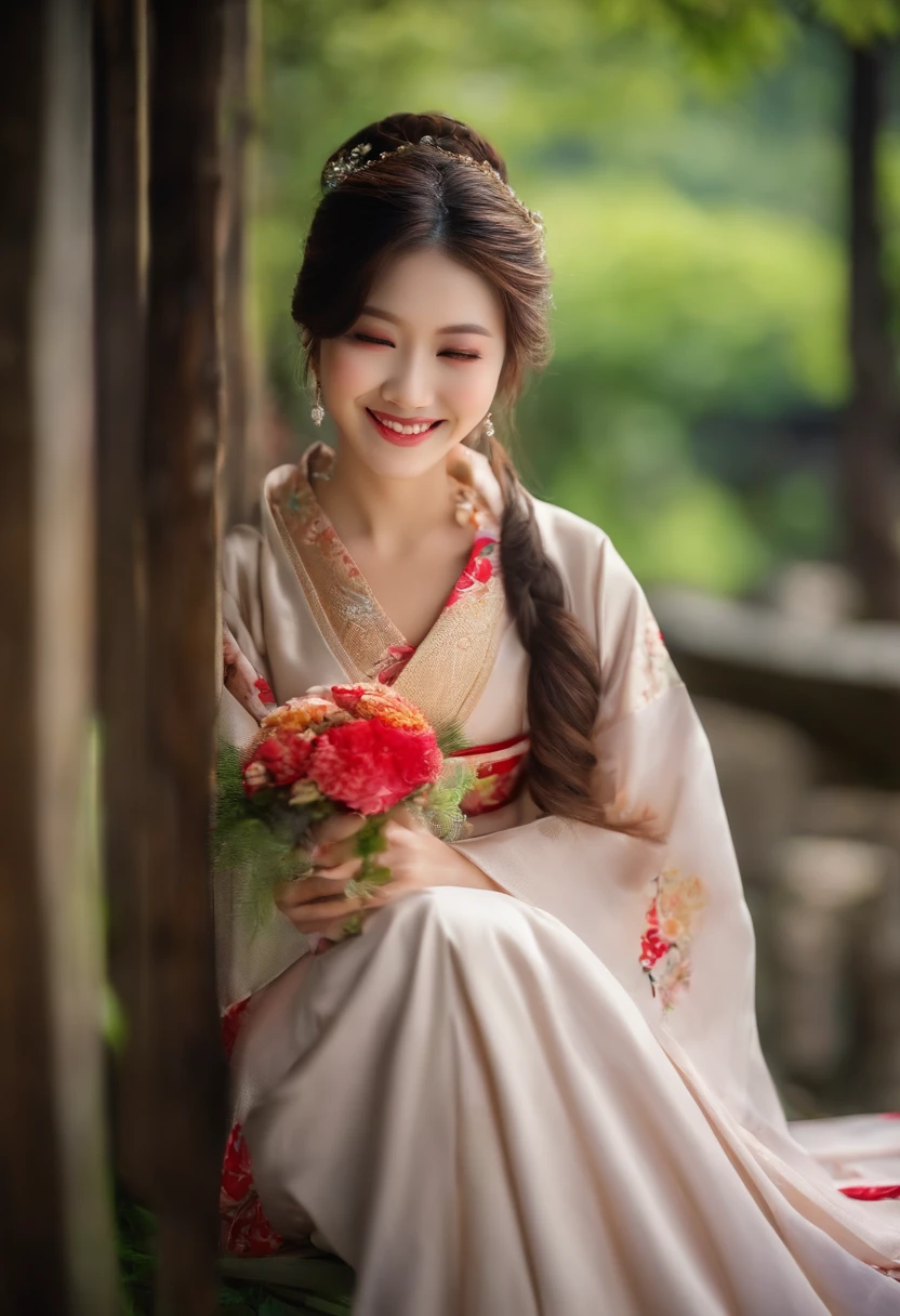 japanes　a beauty girl　a couple　　a smile