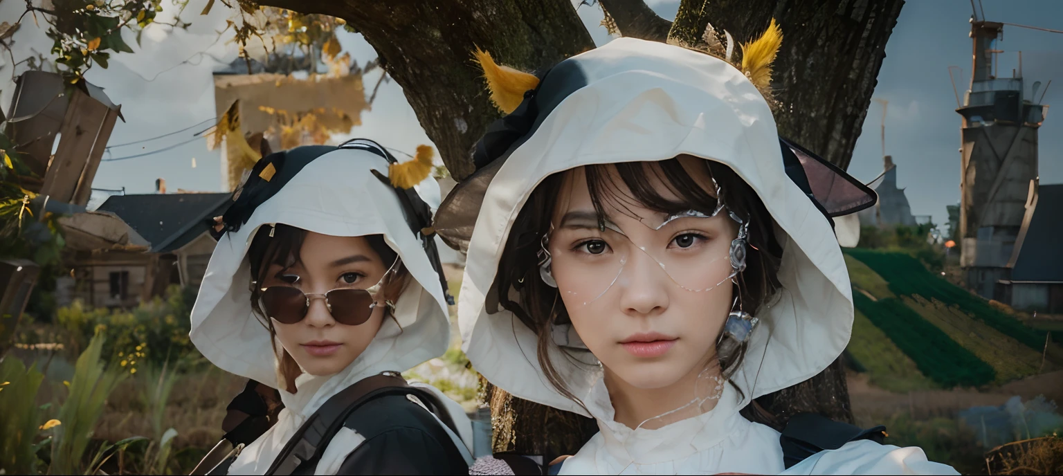 (Realisticity: 1.3), Fine, Quality, Rembrandt Lighting, (Masterpiece: 1.2), (Realisticity: 1.2), (Best Quality), (Skin Details: 1.3), (Intricate Detail), Dramatic, Idyllic, Ray Tracing, 1girl, Chinese Yellow Girl, Long Black Hair, 24 years old, Modern Clothing (Meadow, Sun, Clouds, Fields, Farms, Starlight, Trails)