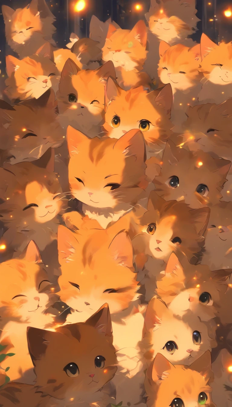 "Generate cute images of kittens gazing upwards. Kittens should have soft, Fluffy fur and bright, Expressive eyes. The background should be colorful and vibrant, Create a cheerful and fun atmosphere."

negative prompt:
"Generate an image of a kitten gazing downwards. Kittens should be dull, Unkempt fur and tired eyes. The background should be dark and gloomy, Create a gloomy and melancholy atmosphere."