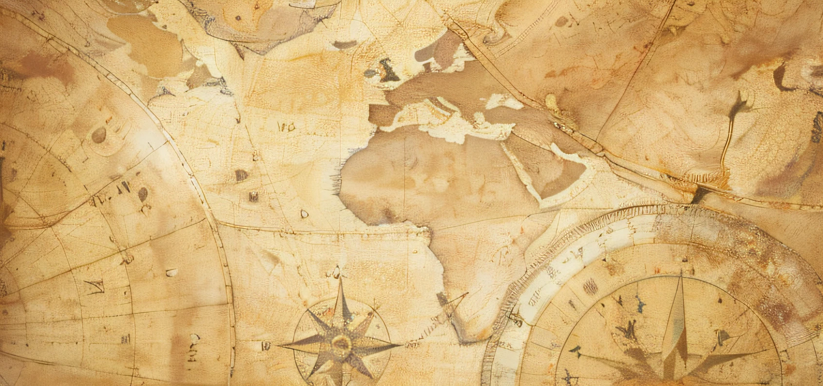 arafed map of the world with a compass on it, nautical maps, ancient map, nautical maps grafitti, pirates treasure map, treasure background, map cartography, trending wallpaper, cartography, naval background, texture map, steampunk background, wallpaper - 1 0 2 4, cartography map art, textured parchment background, old vintage paper, old world