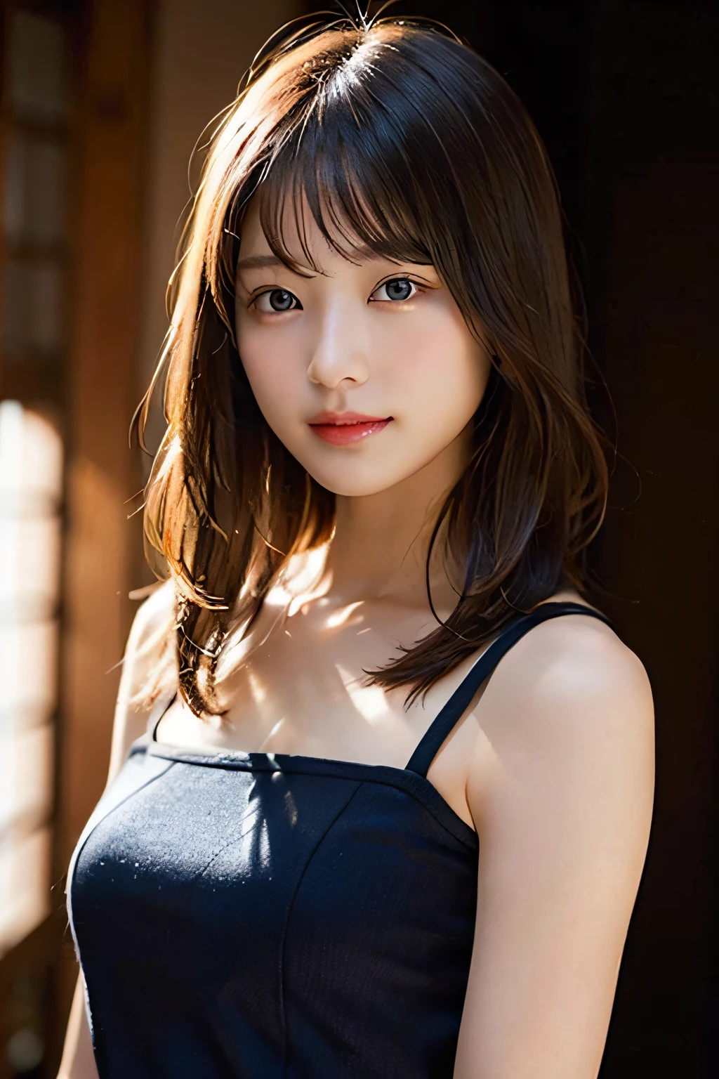 Close up portrait of lying woman, Japan model, young sensual gravure idol, young cute gravure idol, realistic young gravure idol, realistic sensual gravure idol, young gravure idol, sophisticated gravure idol, Yoshitomo Nara, young skinny gravure idol, beautiful asian girl,