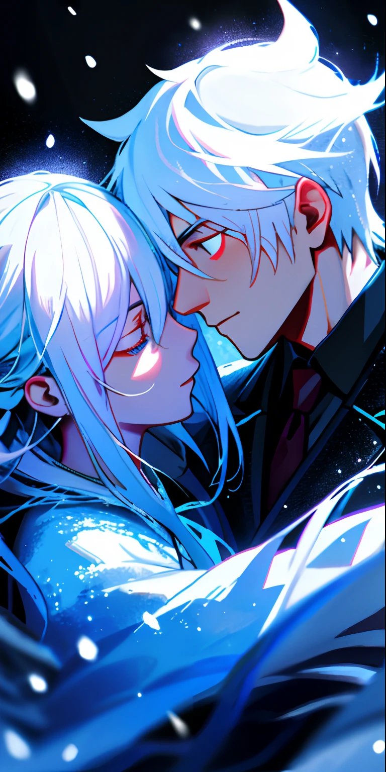 #conservative #couple #Darkness #Snowflame  #Snowfall #portrait