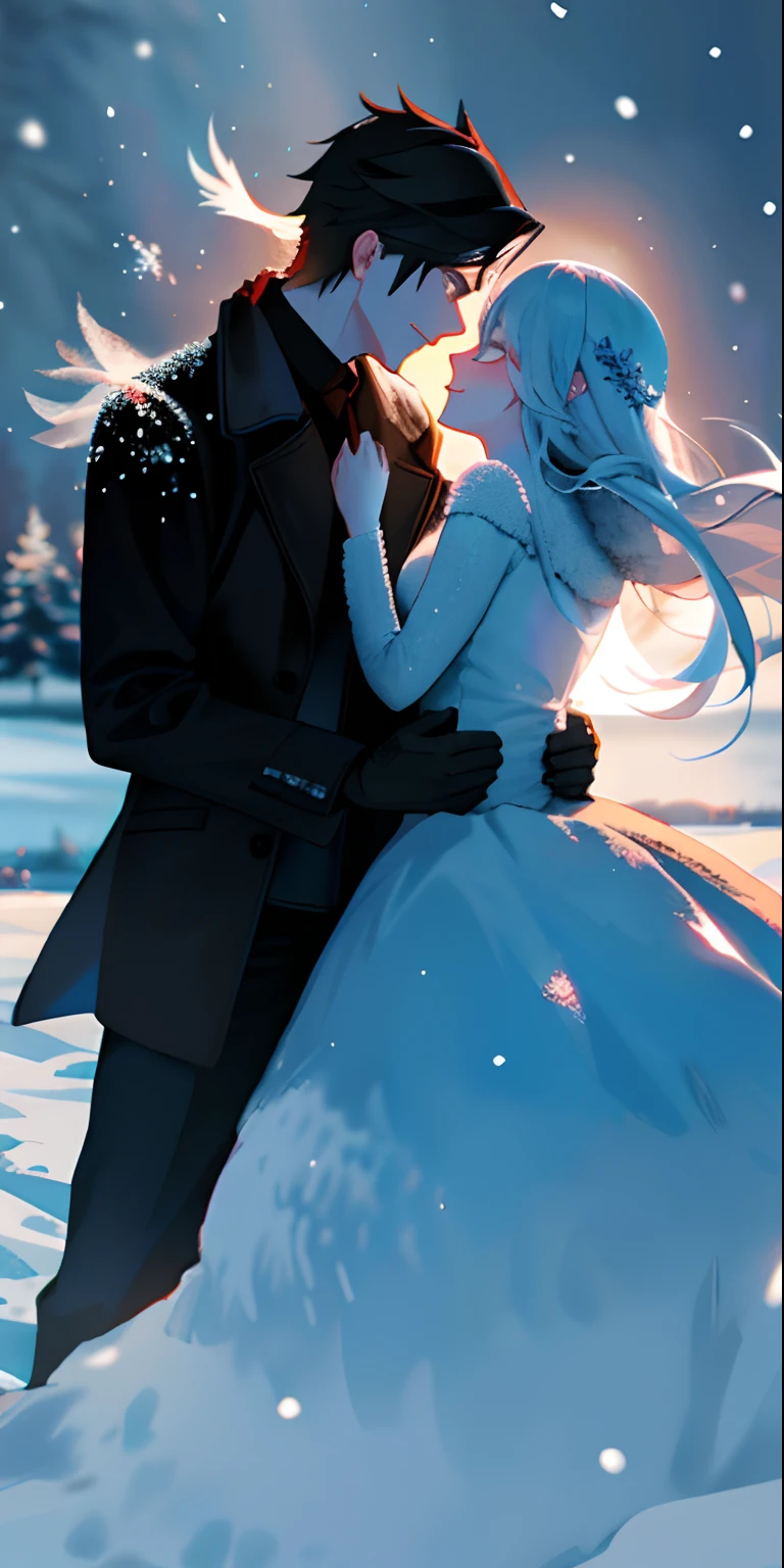 #conservative #couple #Darkness #Snowflame #Snowfall #Romantic