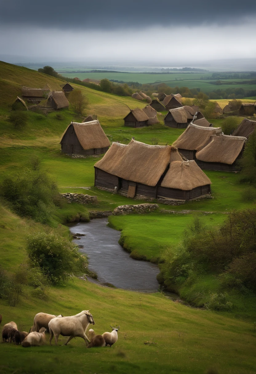The largest village of Viking age 8th century